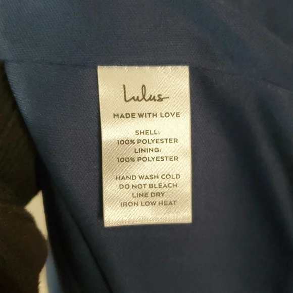 NWT Lulus Soiree Celebration Floral Ruffled Lace-Up Maxi Dress Size Lg Blue - Picture 7 of 14